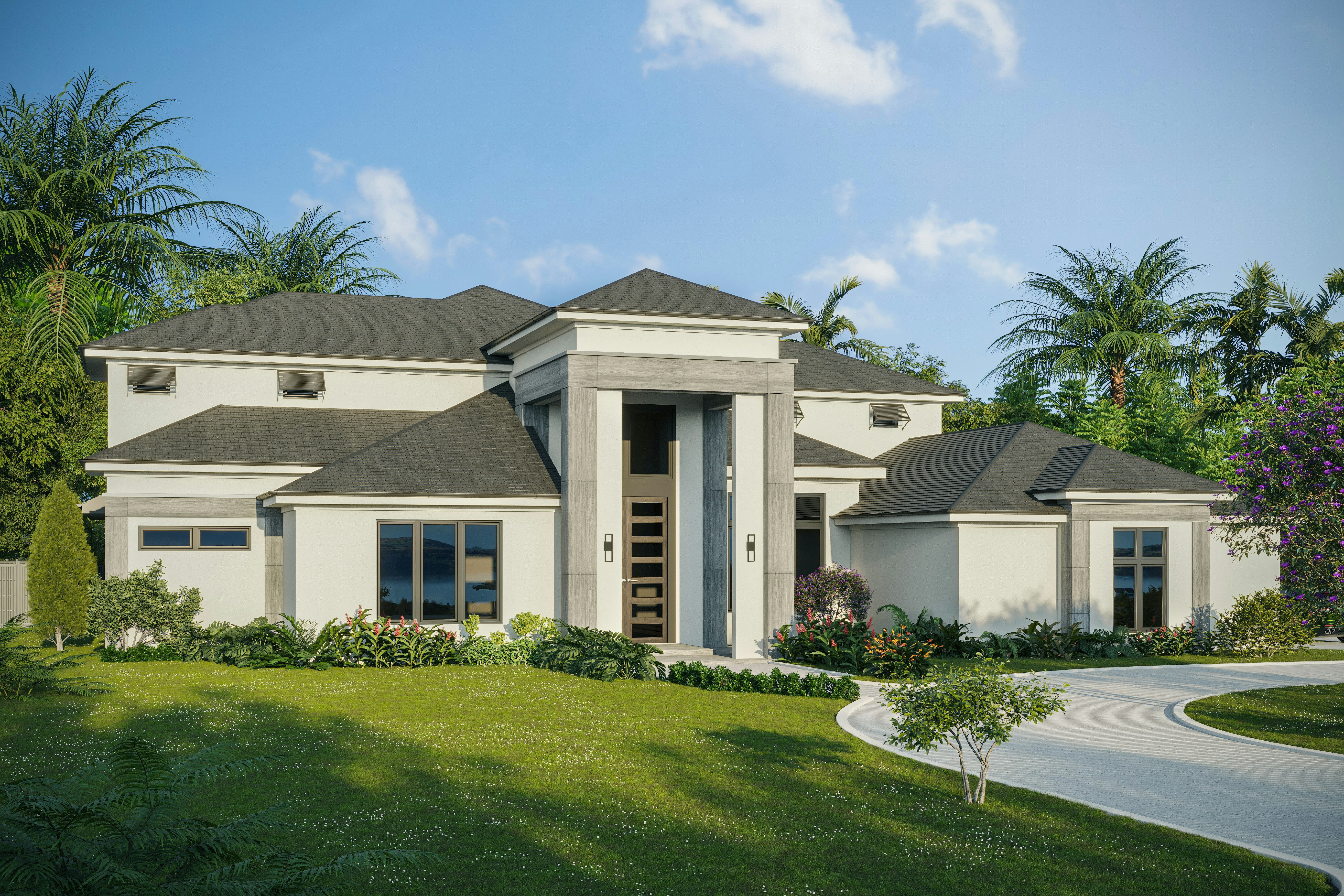 Luxury residential landscape design and installation