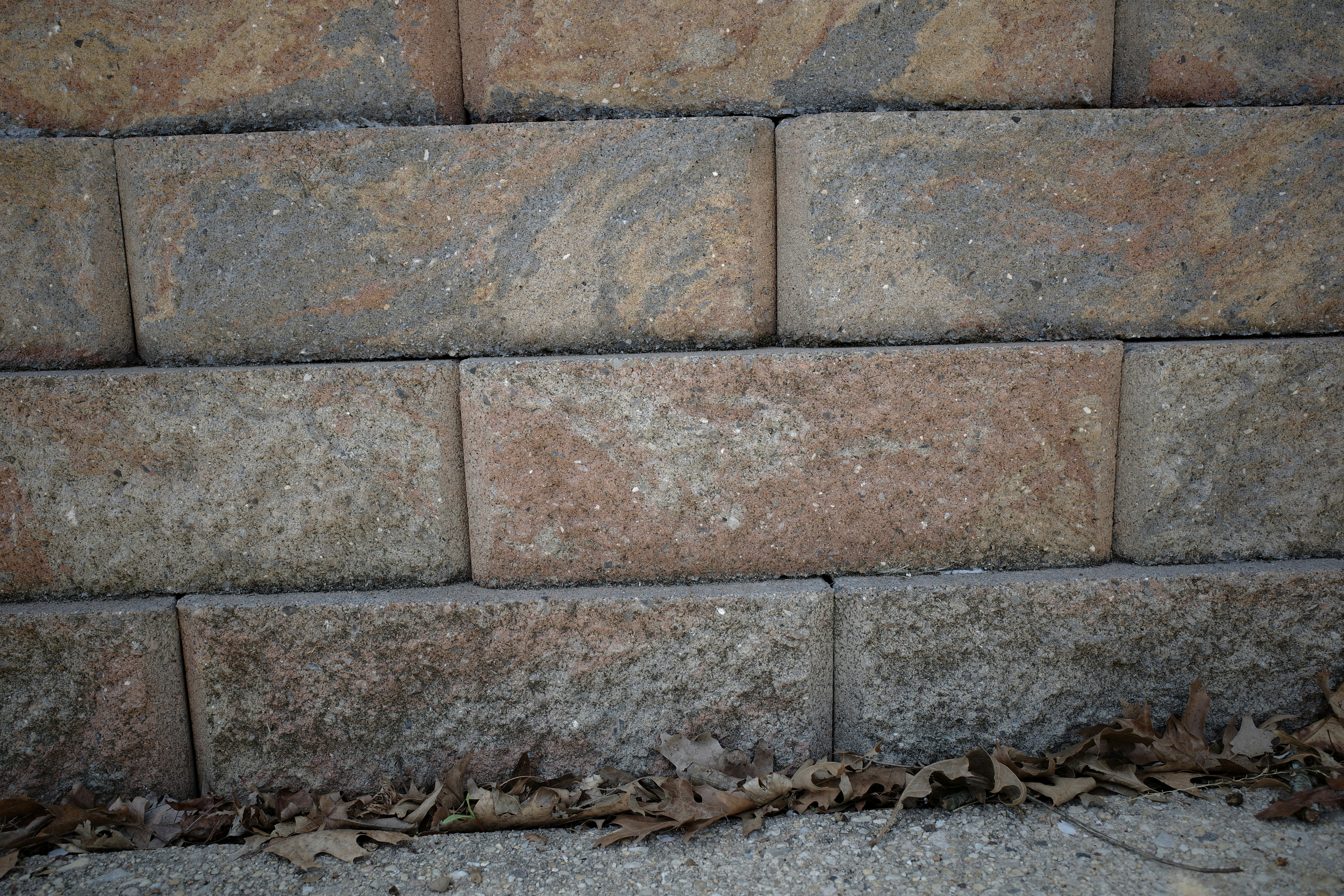 Slope retaining wall project and design