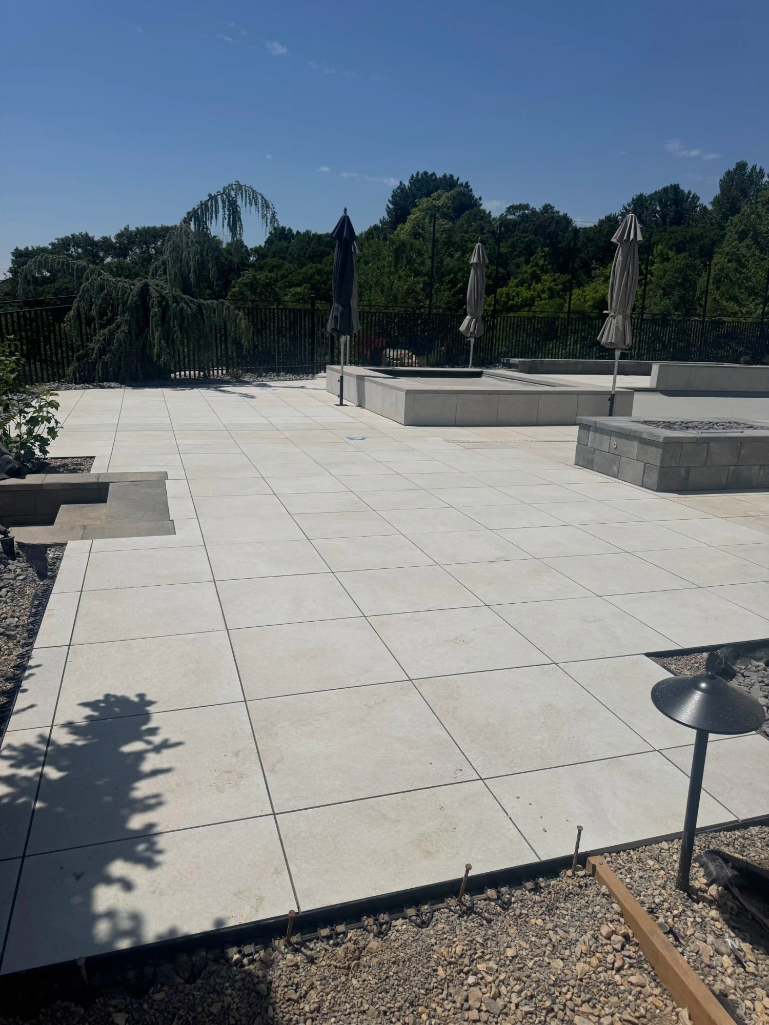 Luxury pool deck paver installation Northern Utah