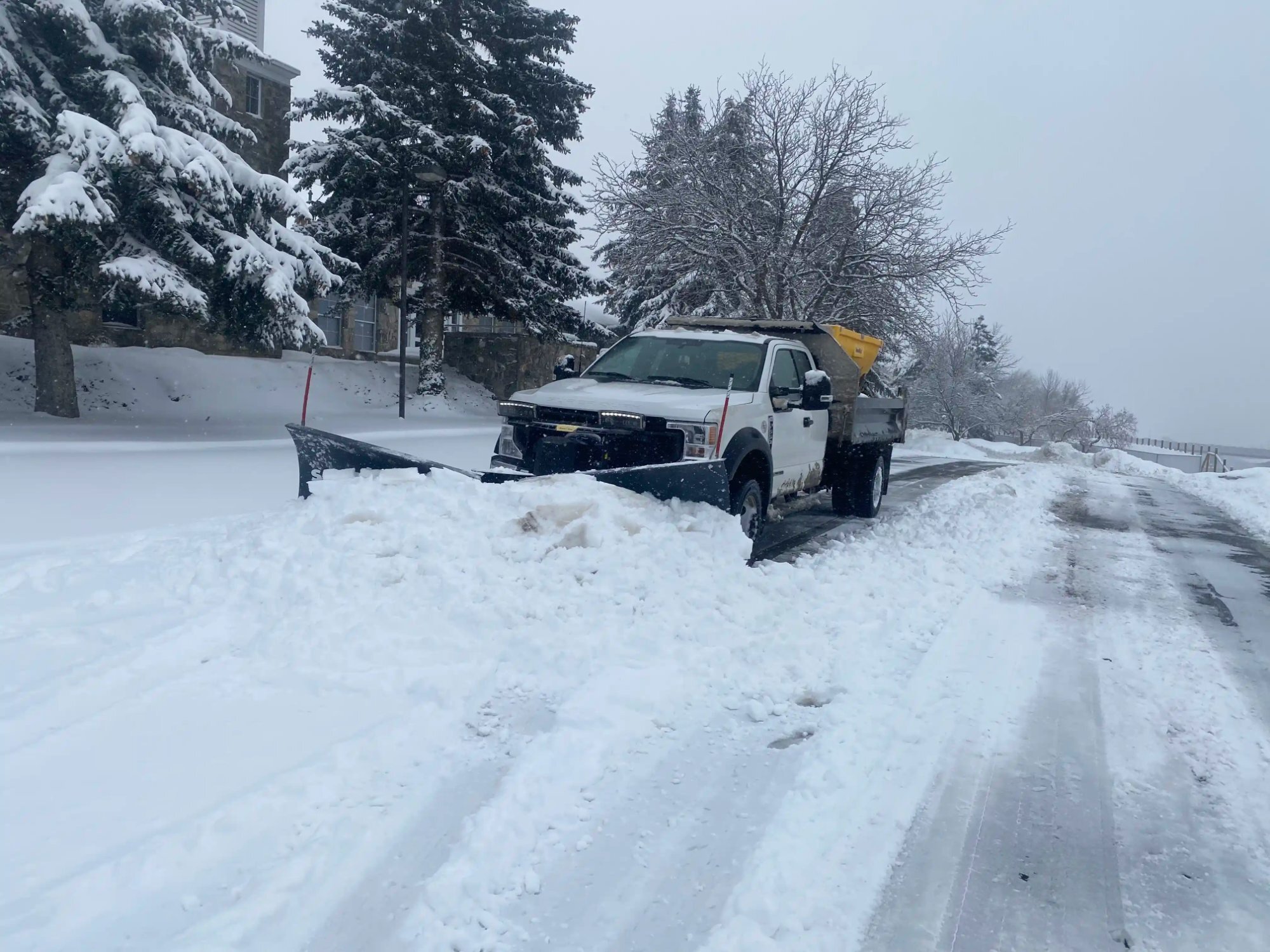 Commercial plow truck snow removal Utah